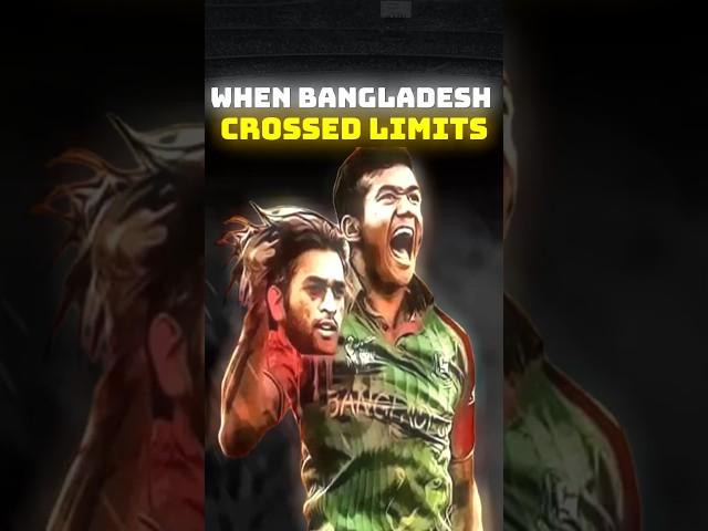 When Bangladesh Crossed Their Limit