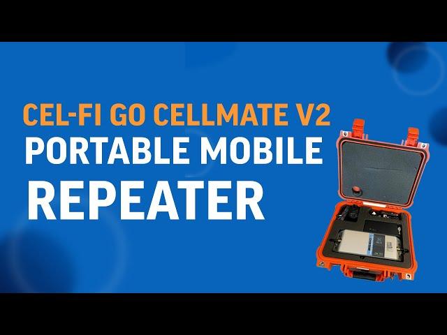 Cel-Fi GO Cellmate I Portable Mobile Repeater I Overview I Powertec Wireless Technology