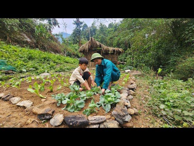 Thang was uncle by a kind policeman to help improve wasteland and grow vegetables| Poor Highland Boy