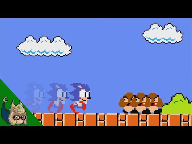 Sonic would be OP in Super Mario Bros - V3ctorHD
