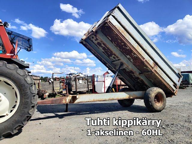 Tuhti kippikärry -1-akselinen - 60HL