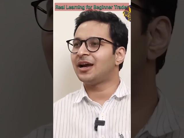 Real Learning for Beginner Trader by Anand laddha||Latest Interview 2023||Trading Motivation#shorts