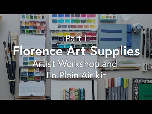 Florence Travel Art Supplies - Part 1 - All The Things that Fit in my Bag