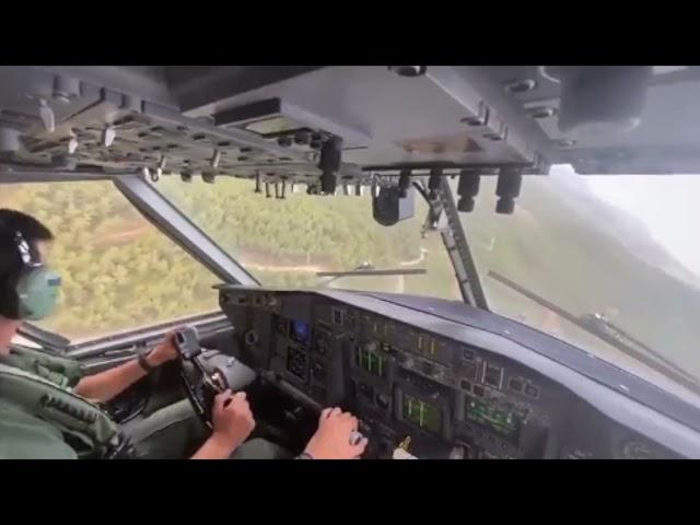 Inside the Cockpit of a Fire-Fighting Water Bomber Aircraft | California Fires