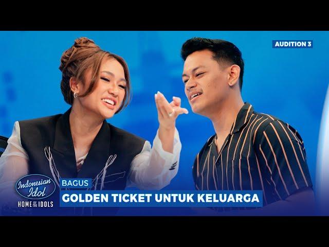 Bawain Lagu "Sepenuh Hati"! Bagus Berhasil dapat Golden Ticket - Indonesian Idol 2025