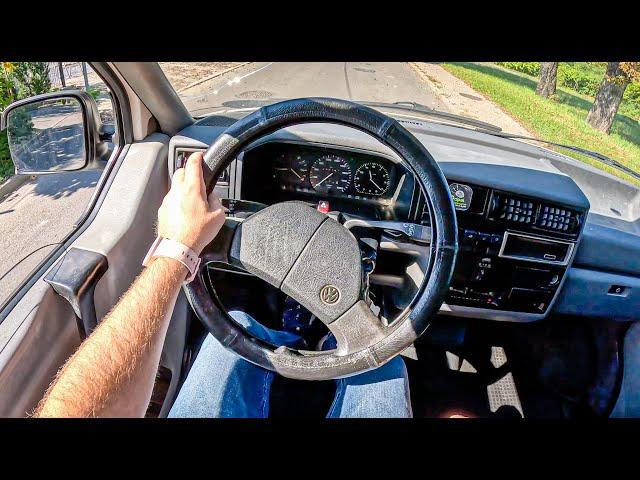 2000 Volkswagen T4 [2.4 D 78HP] |0-100| POV Test Drive #1838 Joe Black