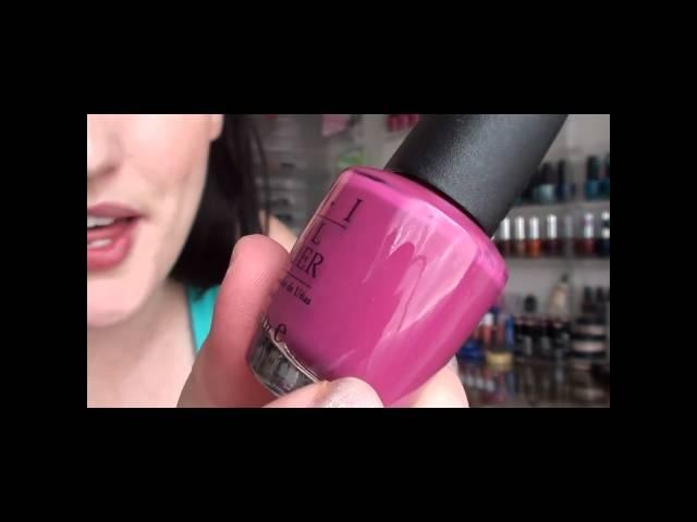 My OPI Nail Polish Collection: Swatch video PART 3 ( in HD )