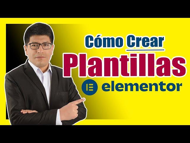 Cómo Crear Una Plantilla en Elementor - PASO A PASO