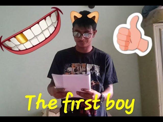 The first boy - Master Sudish
