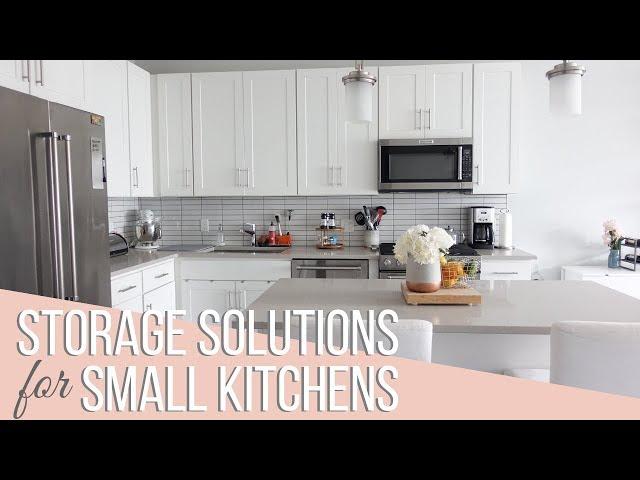 More Storage Solutions for Small Spaces: Kitchen Edition