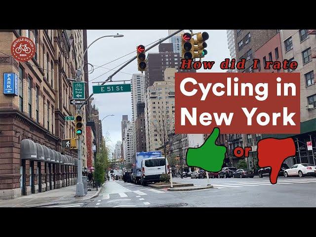 Cycling in New York from a Dutch perspective