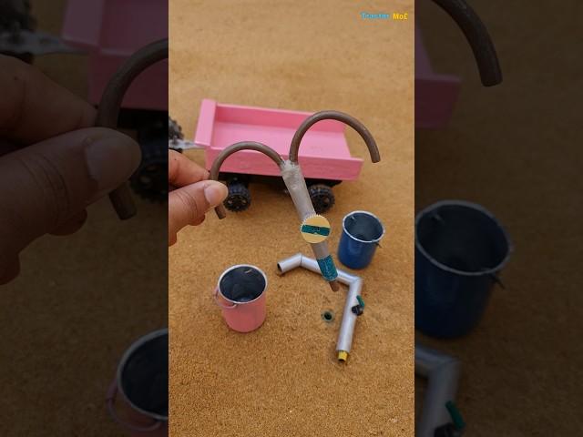 Mini tractor project mini motor water pump science project video