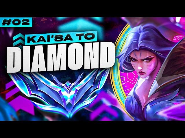 How to play Kai'Sa in low Elo - Kai'Sa Unranked to Diamond #2 | Kai'Sa ADC Gameplay Guide