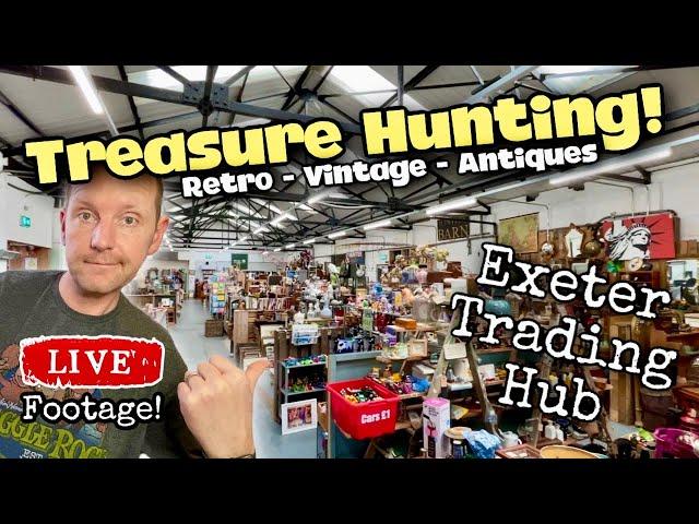 Treasure Hunting @ The Exeter Trading Hub | Over 50 Booths! | Retro Vintage Antiques