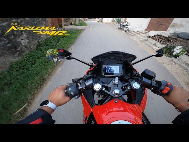 Hero Karizma XMR 210 City Ride + Village Ride Review - Comfort, Power & All !!