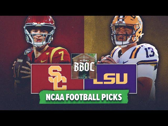 USC vs LSU BEST BETS! College Football Week 1 Picks & Predictions | BBOC