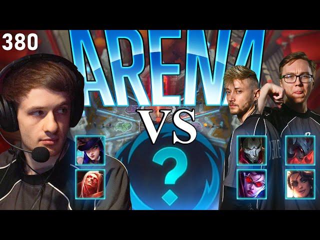 NEMESIS VS BAUS AATROX & REKKLES VAYNE!  LOS RATONES BATTLE IN NEW ARENA MODE! 