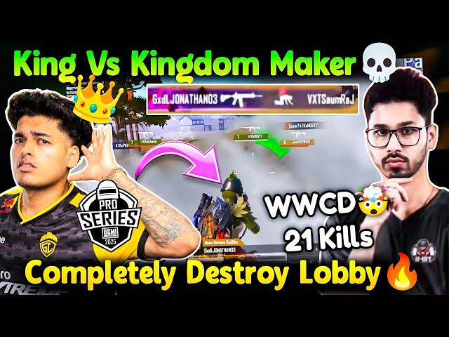 King vs Kingdom Maker GodLike Completely Destroyed Lobby WWCD 21 Kills Total GodL BMPS