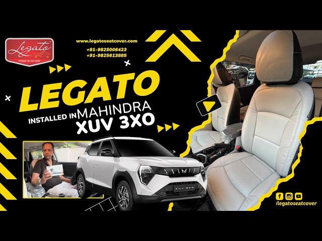 Upgrade Your Mahindra XUV 3XO with Legato’s Ultra-Soft Seat Covers!