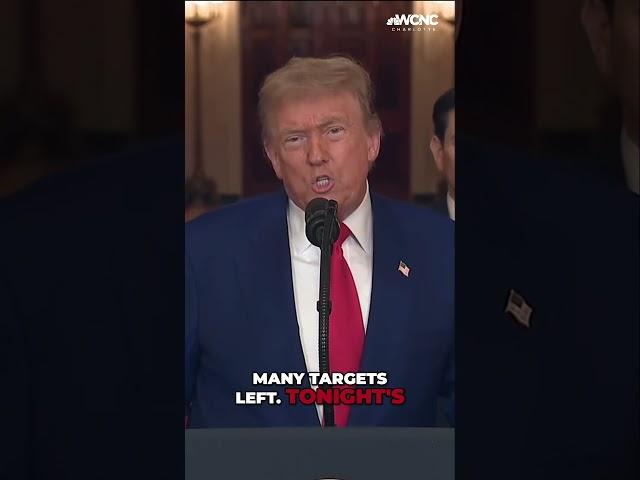 #trump addresses the nation after striking #Iranian #nuclear sites #wcnc #worldnews #shorts