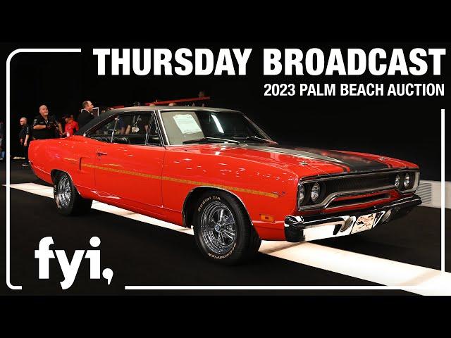 2023 PALM BEACH THURSDAY BROADCAST - Thursday, April 13, 2023  - BARRETT-JACKSON 2023 AUCTION