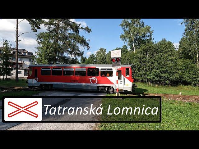 Železničné priecestie ● Tatranská Lomnica (trať 185) ● 15.7.2024