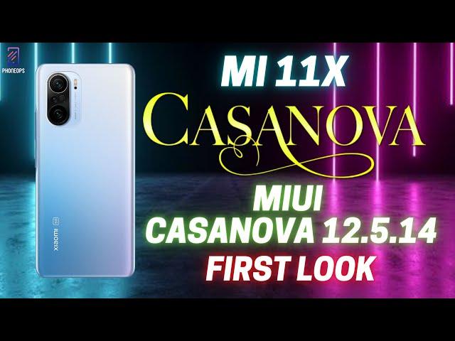 Mi 11x/Redmi K40/ Poco F3 MIUI CASANOVA 12.5.14 | Mi Max Gaming Edition Install Guide