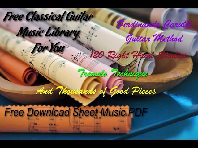 Free Classical Guitar Music Library For You