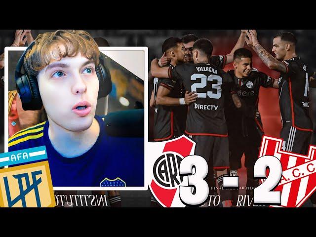 DAVOO XENEIZE REACCIONA Y OPINA DE RIVER PLATE 3 INSTITUTO 2 | RIVER QUIERE PELEAR LA LIGA