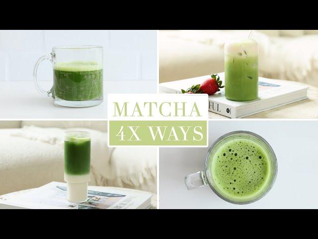 Matcha 4x Ways | Simple AND Delicious Matcha recipes | Sanne Vloet