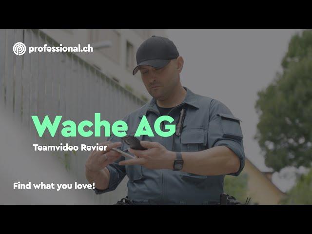 Ein Einblick in das Revier der Wache AG in Zürich | professional.ch