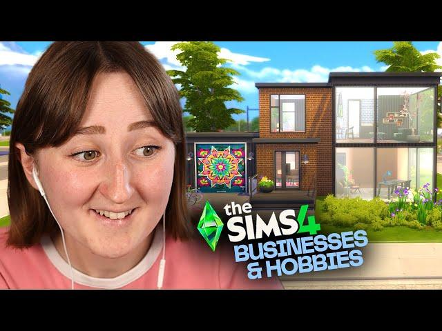 I built a TATTOO small business in The Sims 4