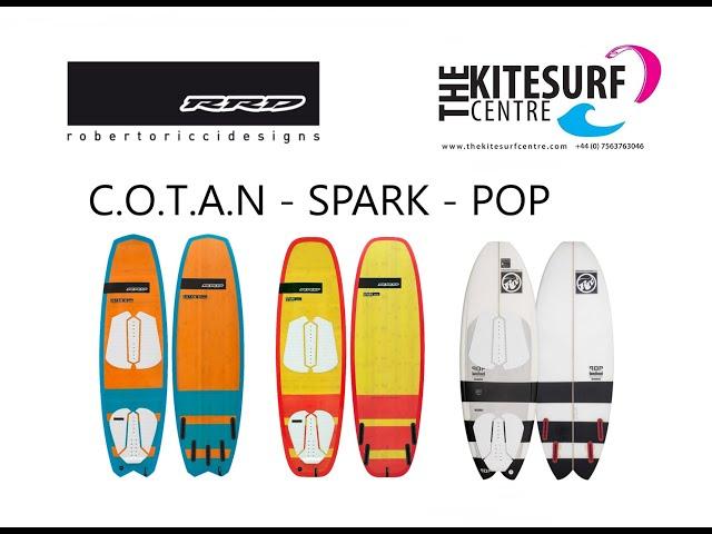 RRD Kite Surf Boards, Pop, Spark, Cotan - Review - The Kitesurf Centre