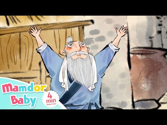 Yu Gong Removed The Mountains(愚公移山) | Fairy Tales in English | Story for kids | Mamdor Baby️