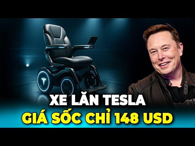 Elon Musk Ra Mắt Xe Lăn Thông Minh Tesla 2025 – Giá Khiến Ai Cũng Bật Ngửa!