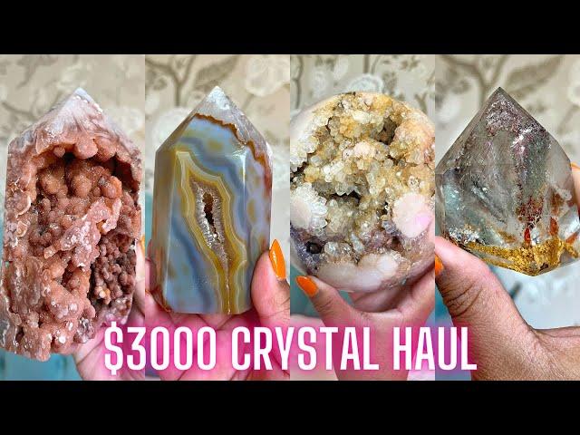 $3,000 INSANE BOUJEE CRYSTAL HAUL, MOST EPIC CRYSTAL HAUL EVERY ON MY YOUTUBE CHANNEL!