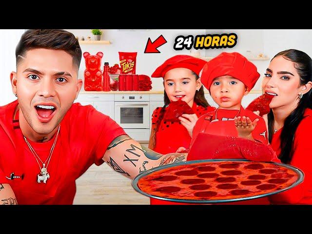 24 HORAS COMIENDO ROJO  Con la familia JUKILOP