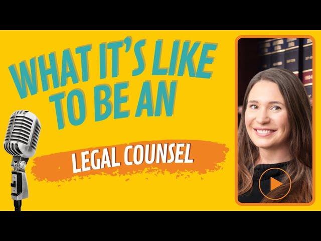 What it's Like to be Legal Counsel for Big Tech - Career Interview