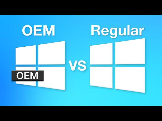 Windows OEM Version: What's the ACTUAL Difference?