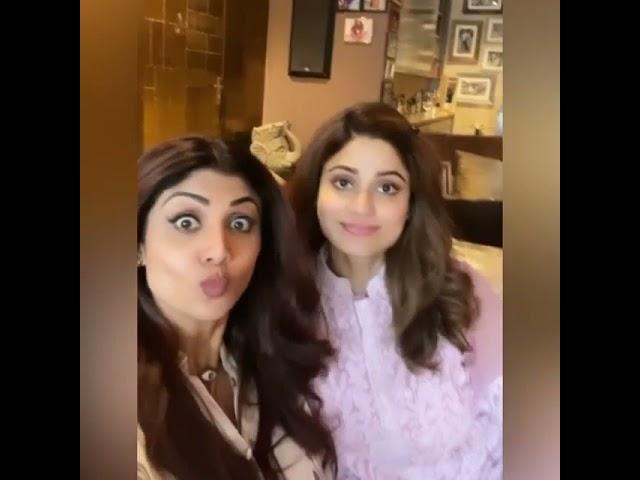 Shilpa Shetty And Shamita Shetty Beautiful Video