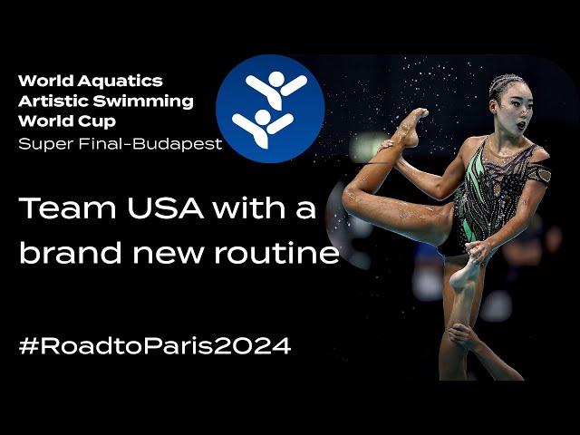 #RoadtoParis2024 -  Team USA  present a brand new Acrobatic routine