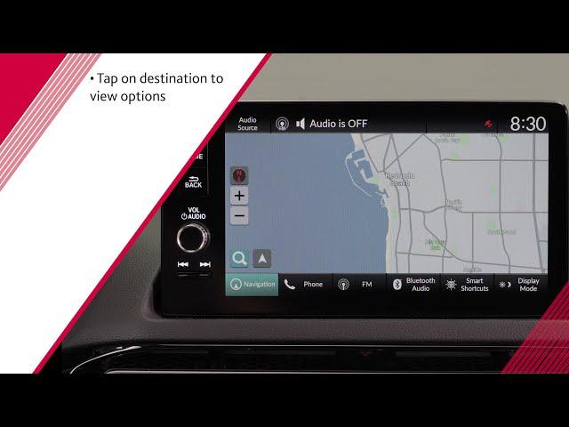 Using Your Honda’s Integrated Navigation System