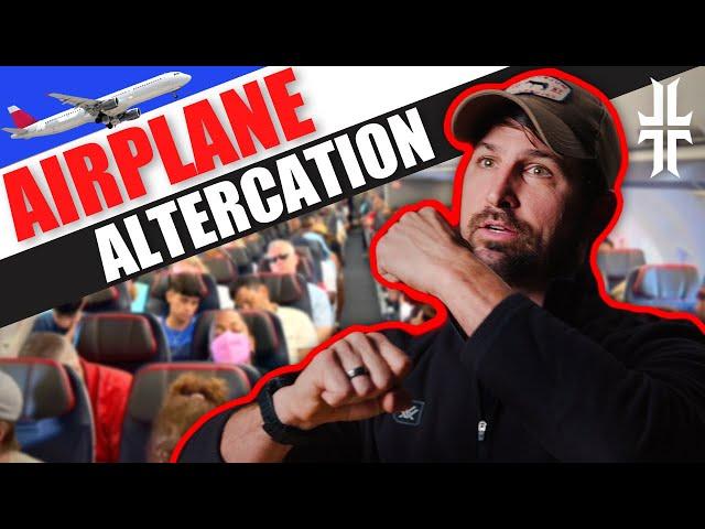 I had to take a Guy DOWN on my FLIGHT!!!