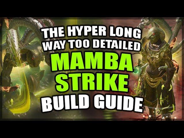 The VIPER STRIKE of the MAMBA Build Guide That is Way Too Long & Detailed - PATH of EXILE AFFLICTION