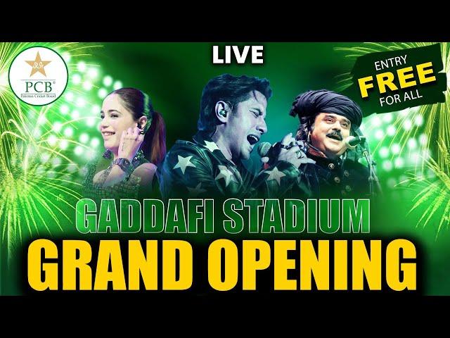 Live - Grand Inauguration of the Newly Built Gaddafi Stadium