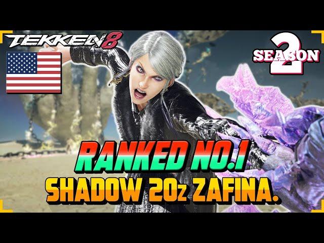 SHADOW 20z’s Ranked No.1 ZAFINA Is a BEAST In Tekken 8!