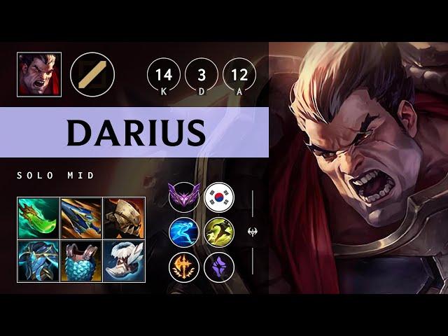 Darius Mid vs Ambessa - KR Master Patch 25.04