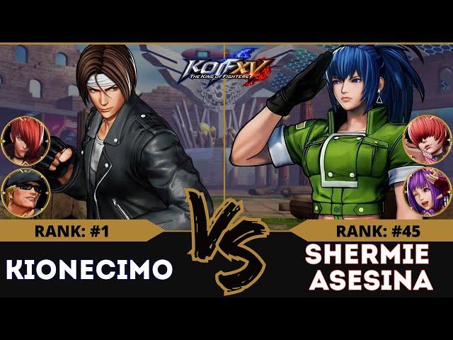 KOFXV⭐KIONECIMO (Kyo/Clark/Iori) vs SHERMIE ASESINA (Shermie/Athena/Leona)⭐Ranked Match - 12/09/24