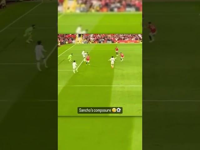 Jadon Sancho goal vs Liverpool 