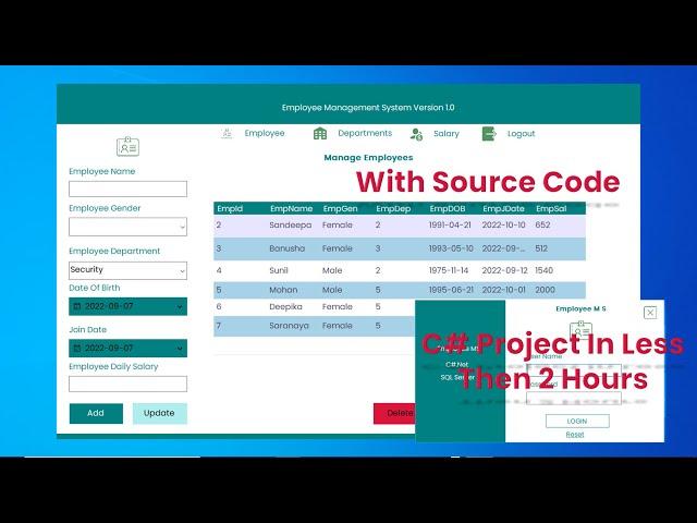 Create a C# Application Start to finish in 2 Hours